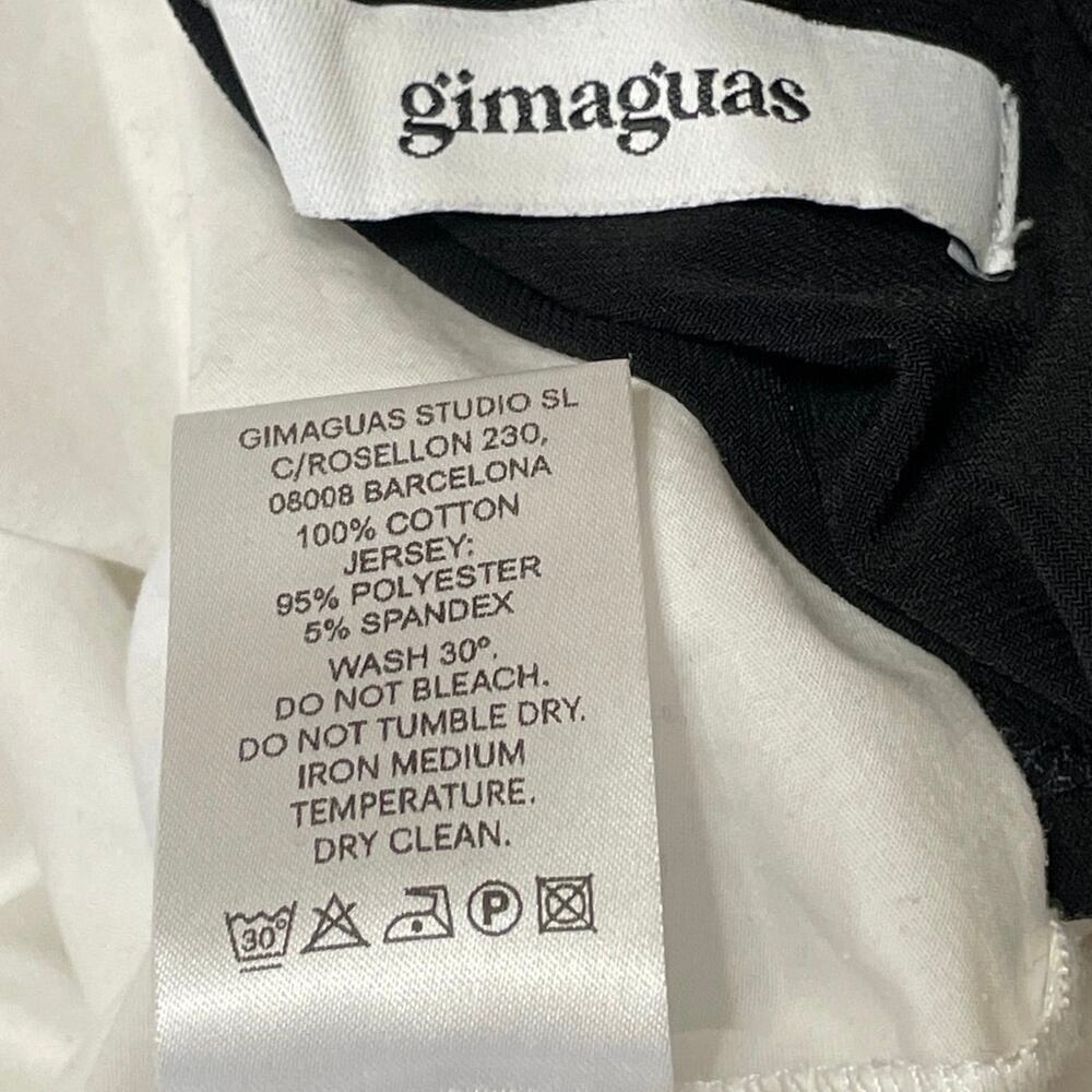 Gimaguas Womens Black White Sleeveless Color Block Fit & Flare Midi Dress Sz XS - Picture 4 of 5
